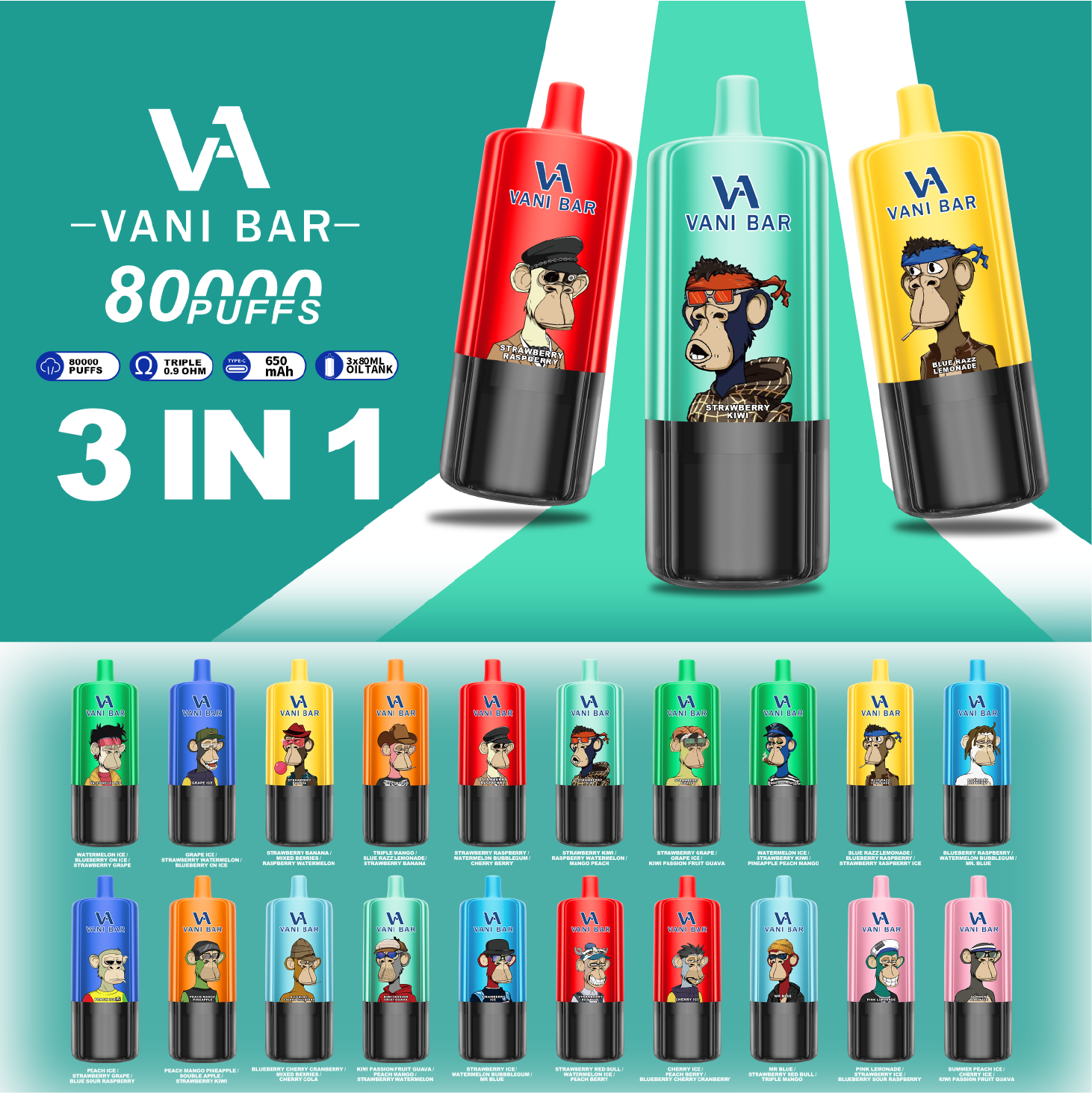 700x700 VANI BAR 3 IN 1 80K Puffs - Image 1